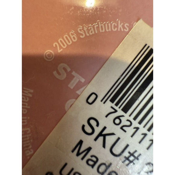 Vintage 2006 Starbucks "Heart" Oversized Cup\Saucer - Never Used - Picture 7 of 7